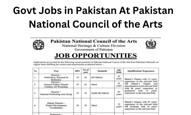 Pakistan National Council of the Arts Ads