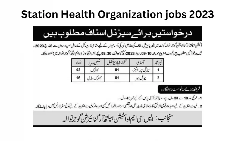 Station Health Organization jobs 2023