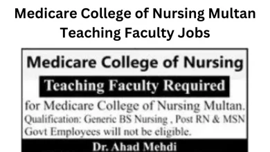 Medicare College of Nursing Multan Teaching Faculty