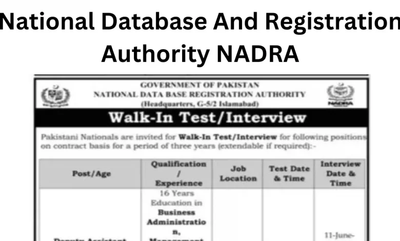 National Database And Registration Authority NADRA