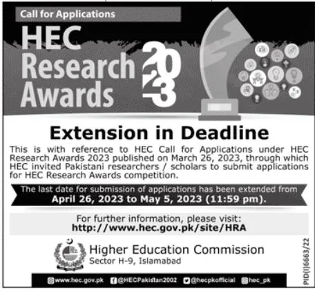 Higher Education Commission HEC Management Posts Islamabad 2023