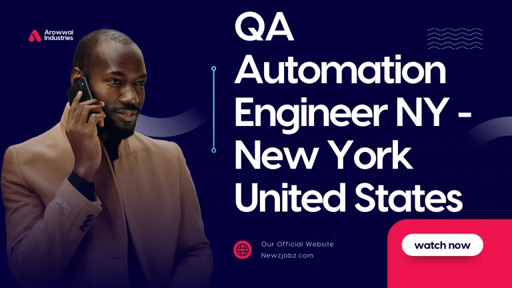 QA Automation Engineer NY - New York United States